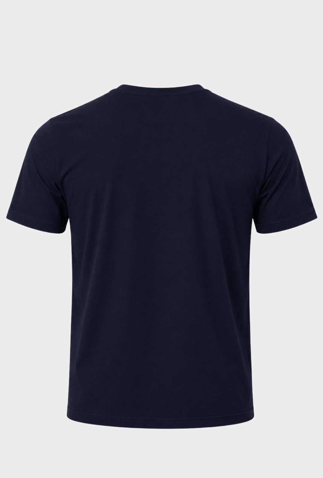 T-shirt Uomo Girocollo con Logo Stampato lato cuore NAVY SAIL in cotone- DARK BLUE