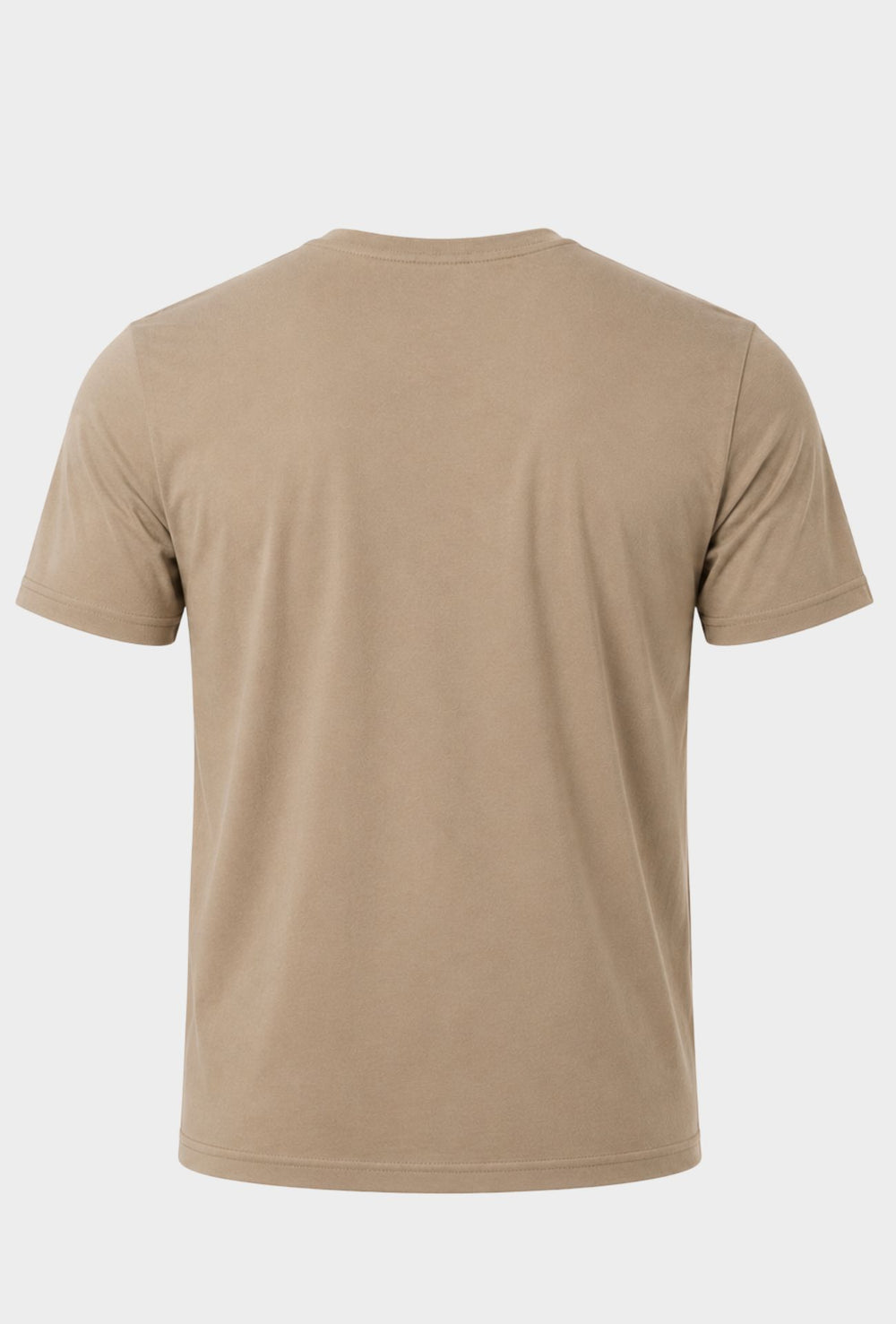 T-shirt Uomo Girocollo con Logo Stampato lato cuore NAVY SAIL in cotone- DESERTO