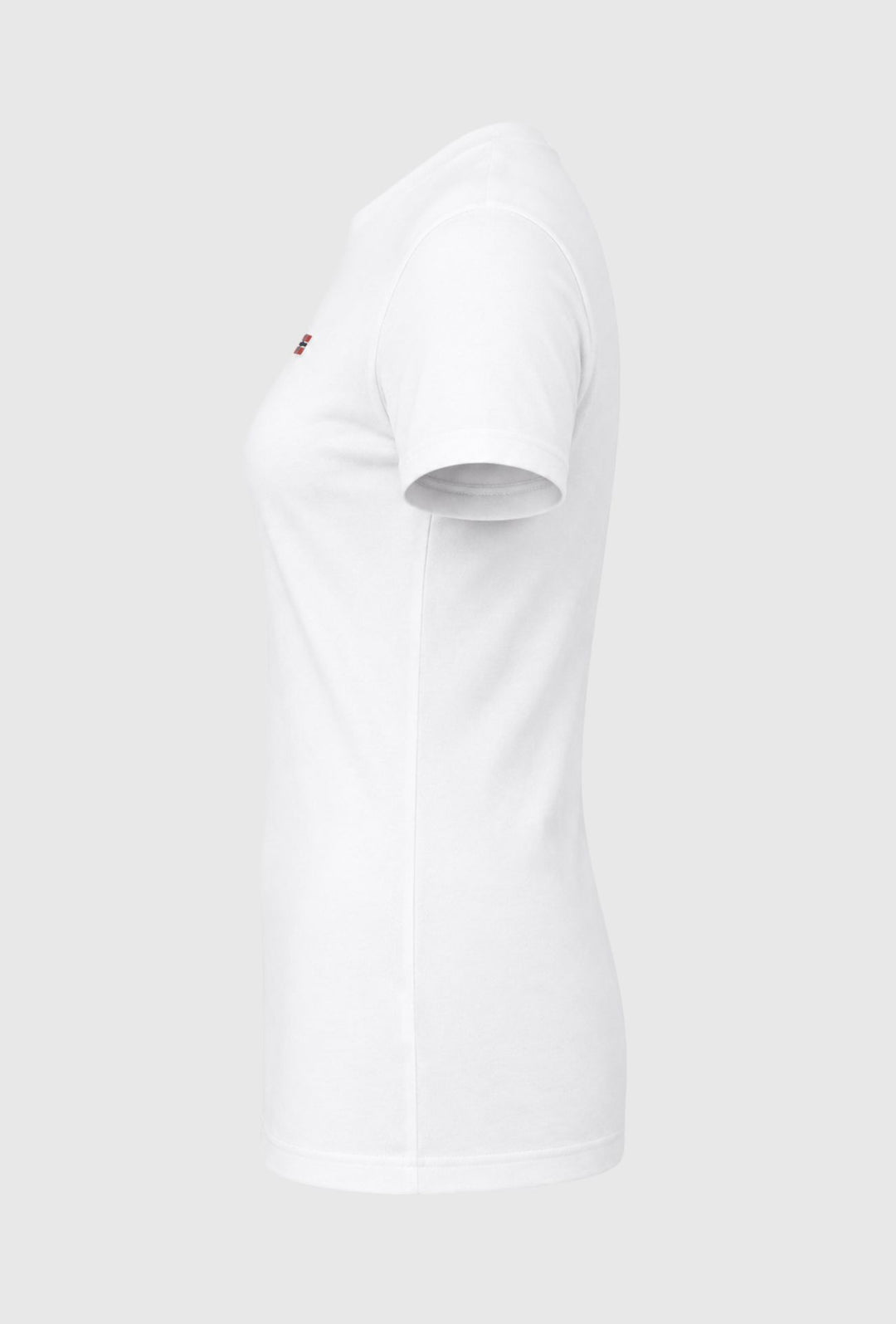 T-Shirt Donna Norway in Cotone 100%- BlANCO