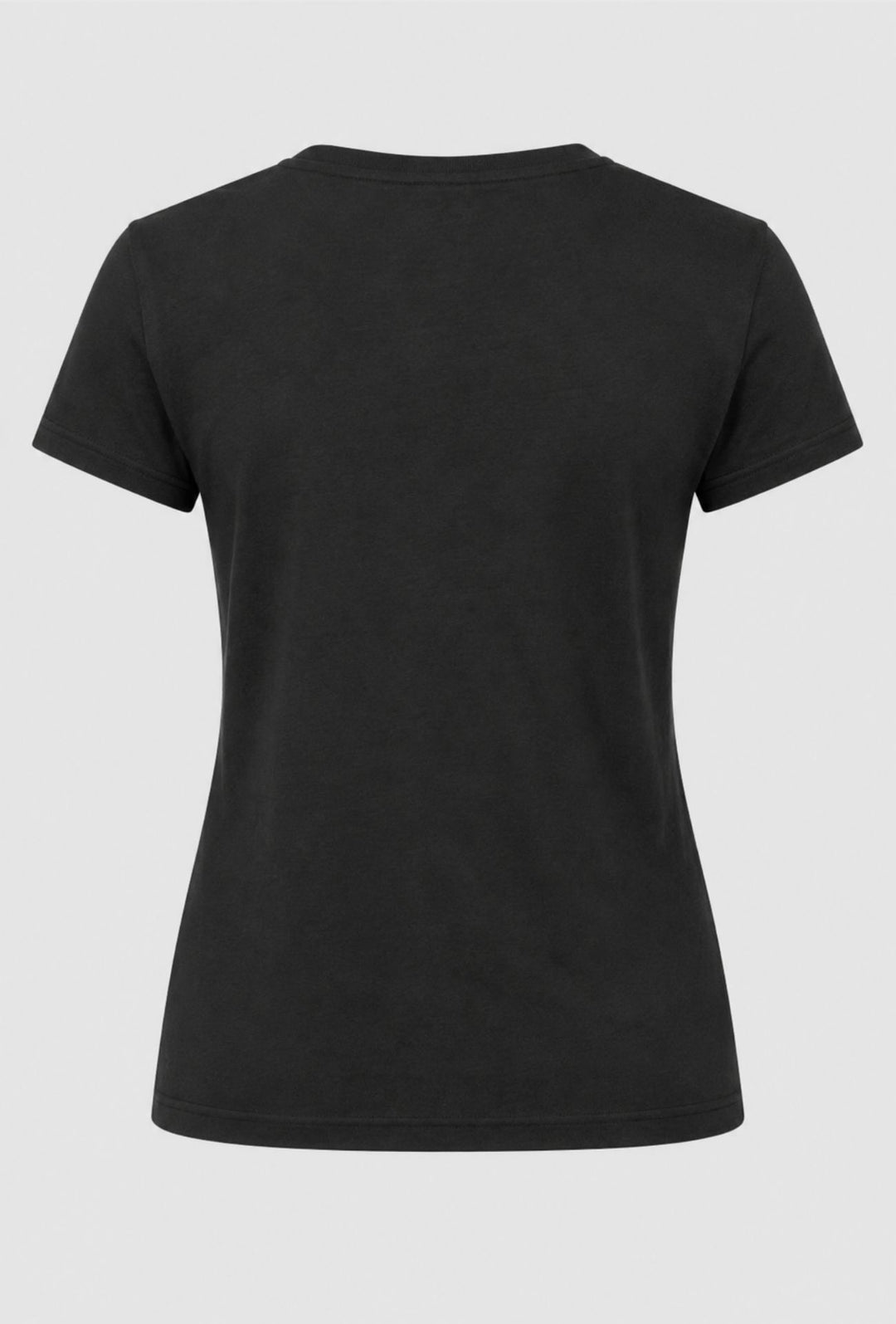 T-Shirt Donna Norway in Cotone 100%- NERO