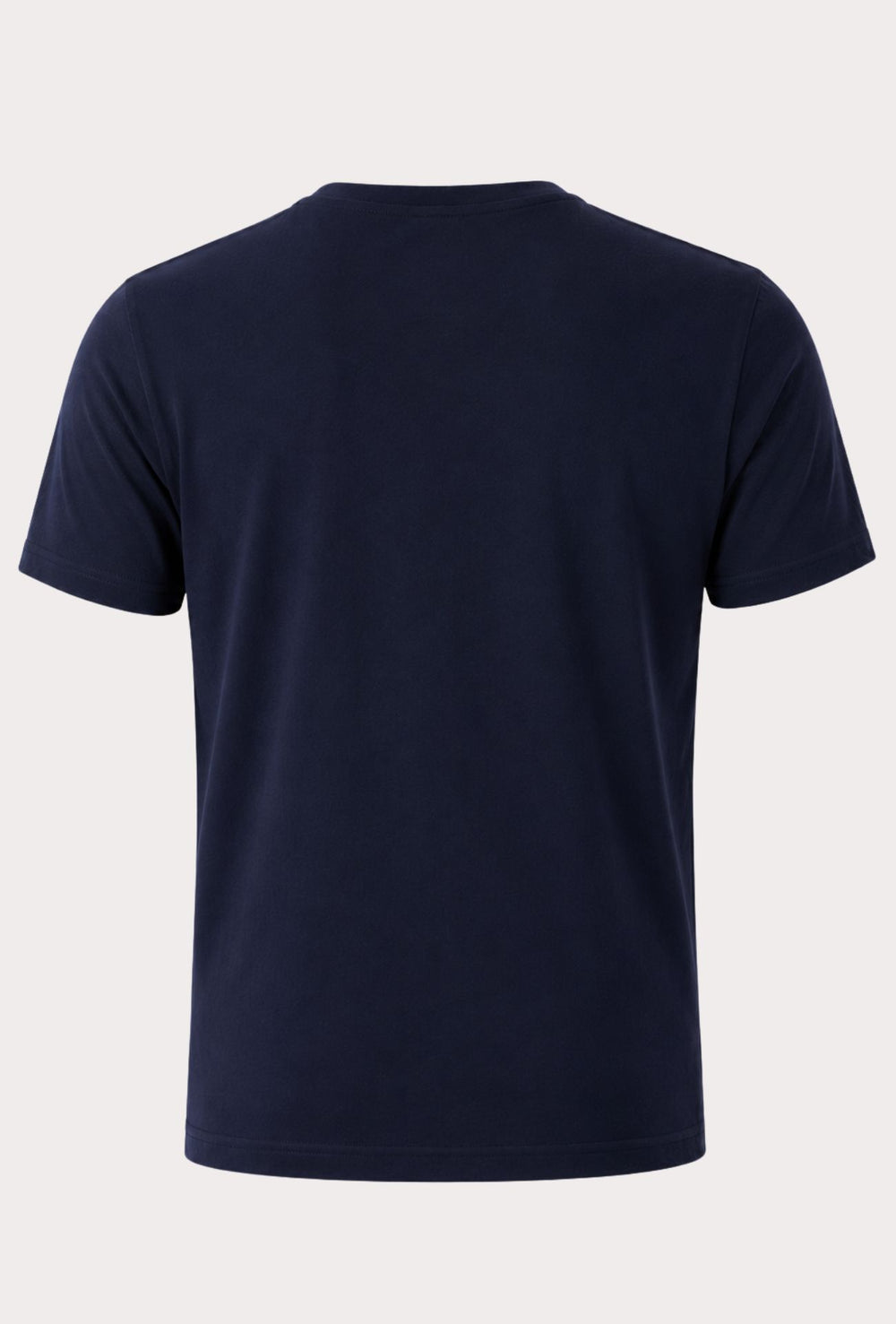 T-Shirt Uomo P-CLUB  100% Cotone con Logo Ricamato A Rilievo Centrale- BLU NAVY
