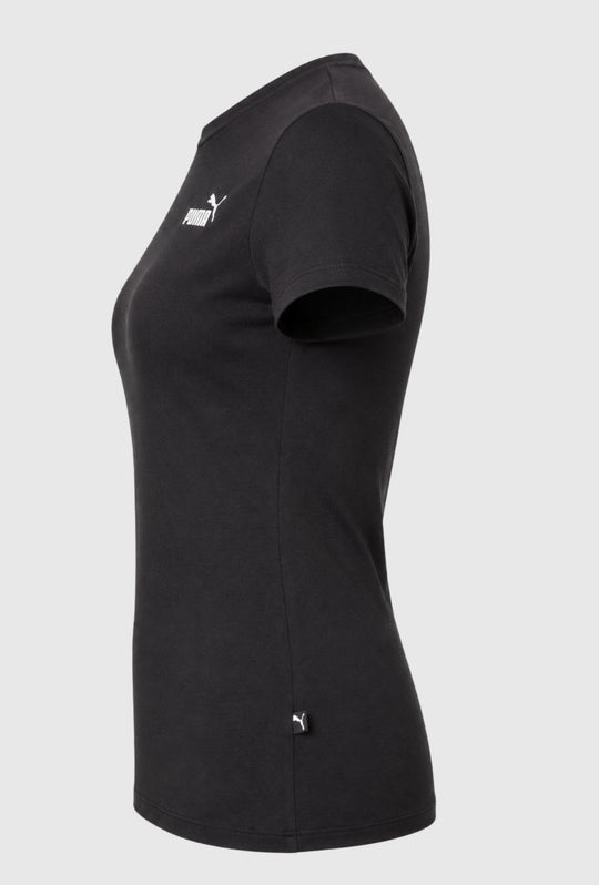 T-Shirt Donna Puma in Cotone 100% – NERO