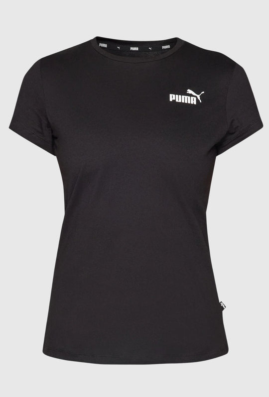 T-Shirt Donna Puma in Cotone 100% – NERO