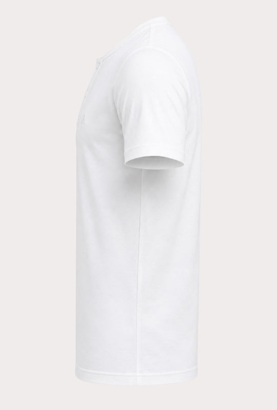 T-shirt Uomo Collo Serafino Aleandro La Corte -BIANCO