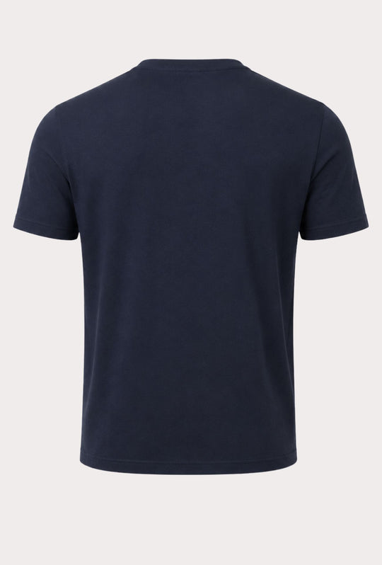 T-Shirt Uomo Girocollo HENRY COTTON'S 100% Cotone - BLU