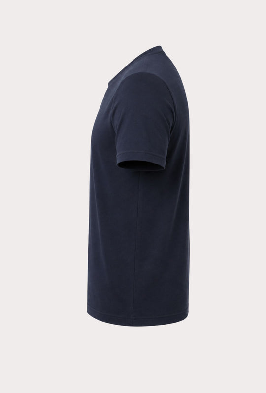 T-Shirt Uomo Girocollo HENRY COTTON'S 100% Cotone - BLU
