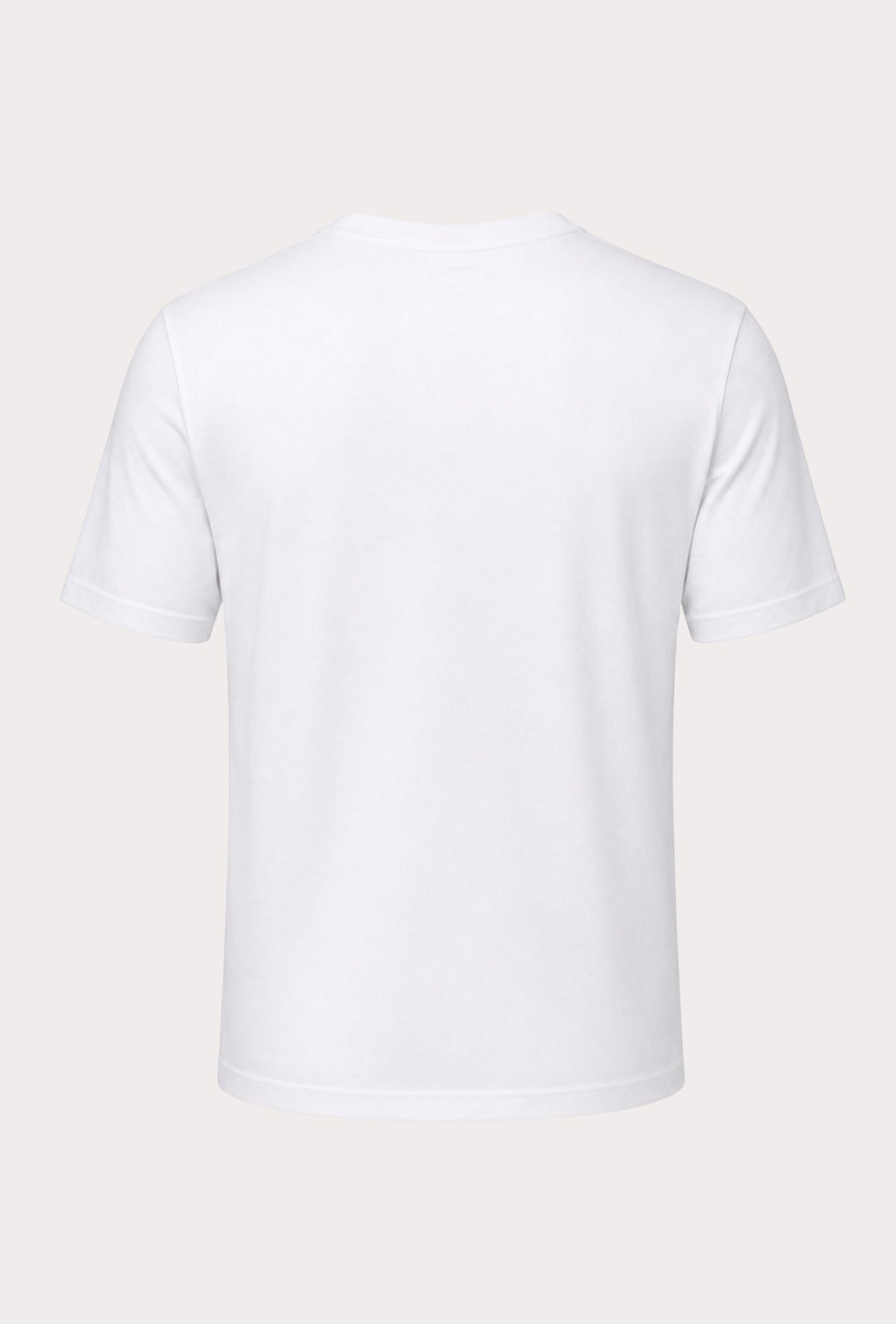 T-Shirt Uomo Regular Fit in Cotone Stretch HUGO BOSS Logo Gommato lato cuore-BIANCO