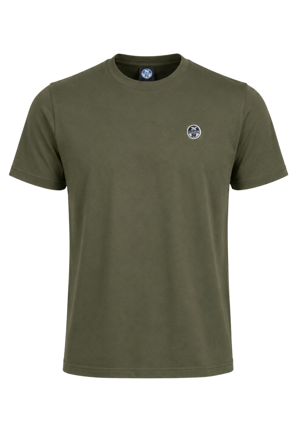 T-Shirt Uomo North Sails Logo piccolo -VERDE MILITARE