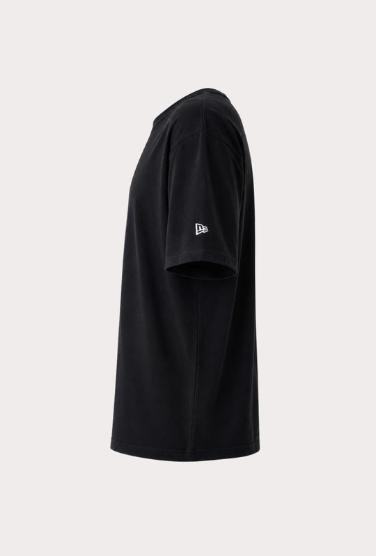 T-Shirt Uomo Oversize New York Yankees MLB League Essential Logo Centrale NY ricamato- NERO