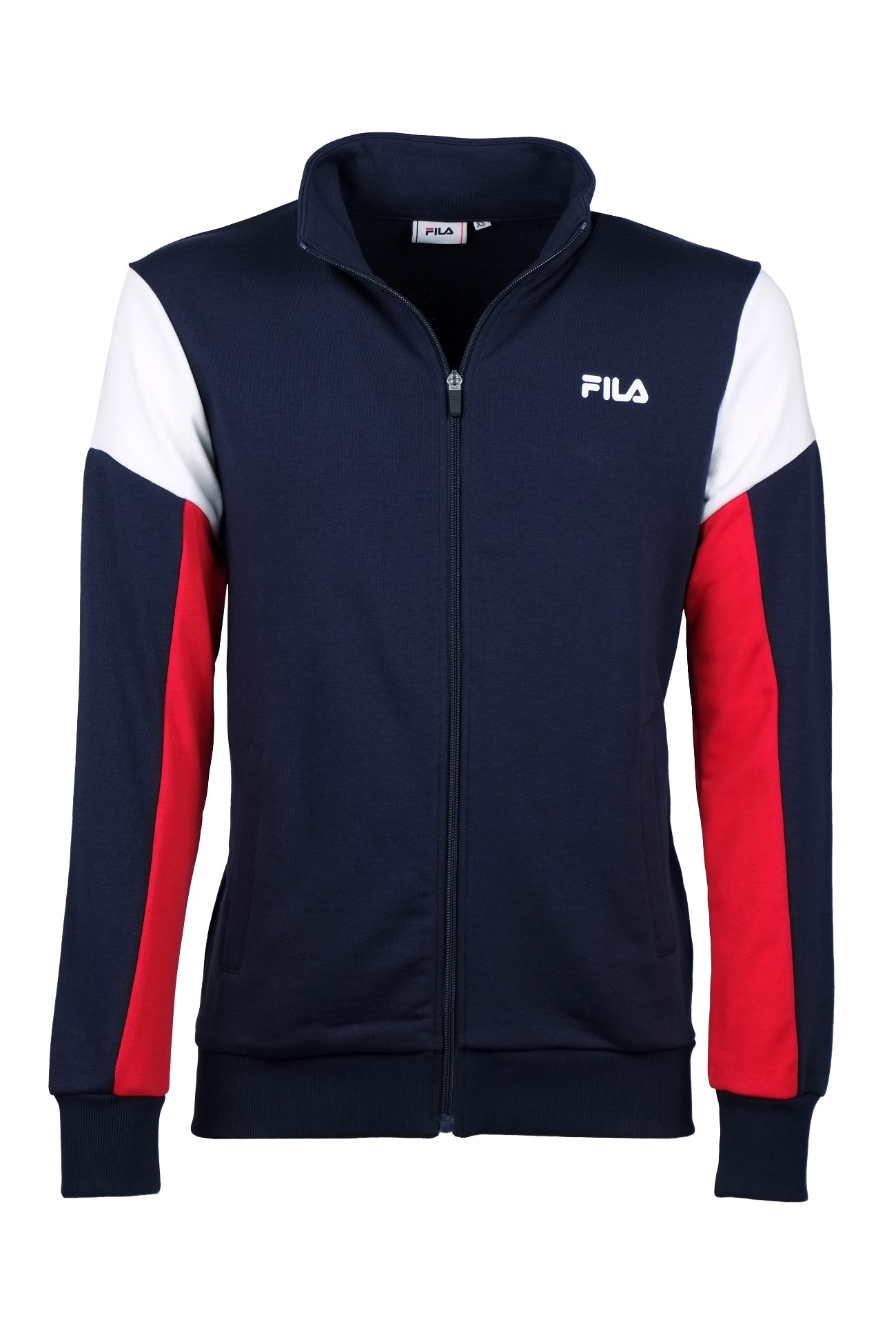 Felpa Uomo FILA con zip modello Apparel tropea blocked