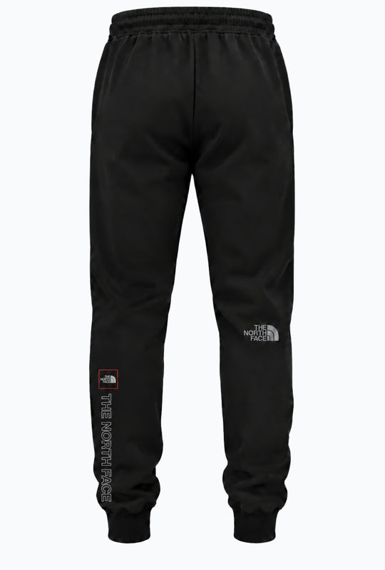 Tuta Uomo Completa THE NORTH FACE Cotone Felpato Senza Cappuccio - NERO