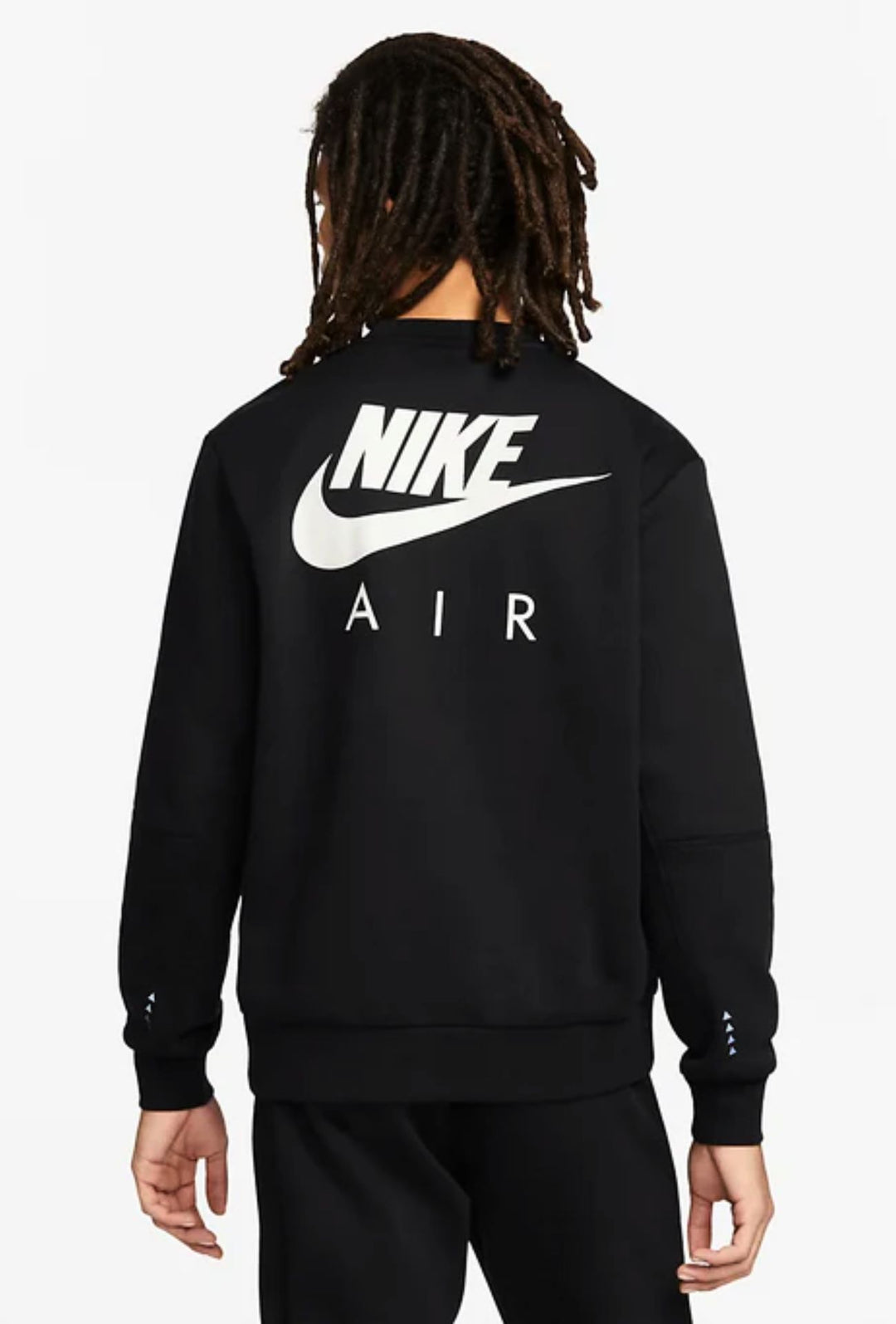 Tuta Uomo NIKE AIR Girocollo stampato modello invernale - NERO