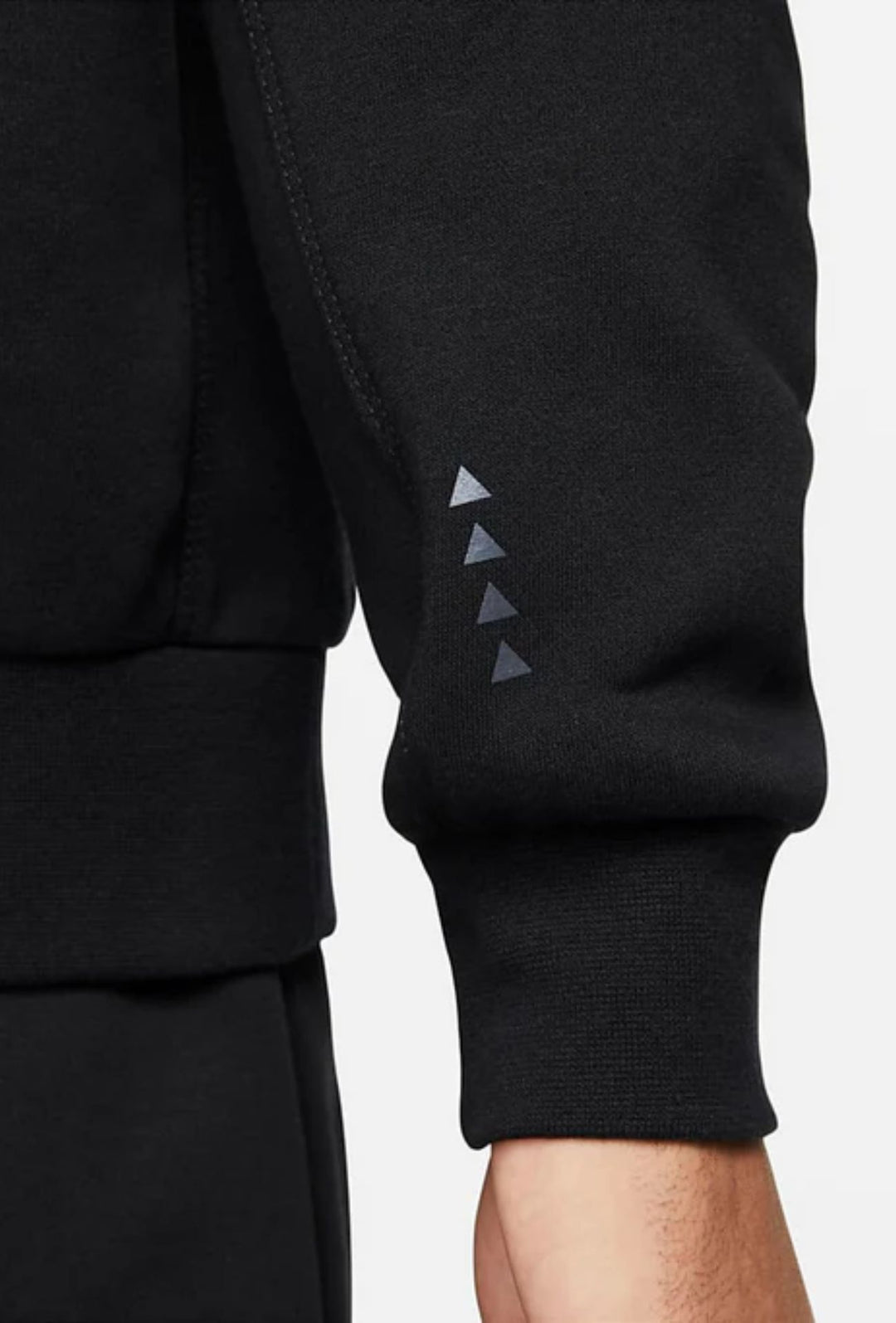 Tuta Uomo NIKE AIR Girocollo stampato modello invernale - NERO