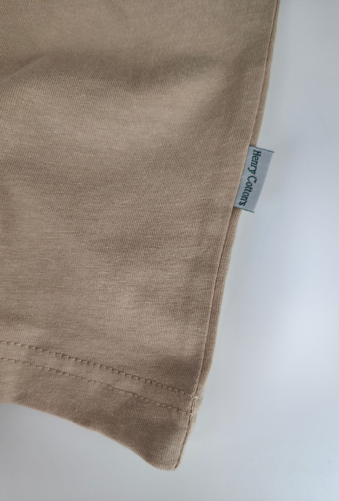 T-Shirt Uomo Girocollo HENRY COTTON'S 100% Cotone - BEIGE