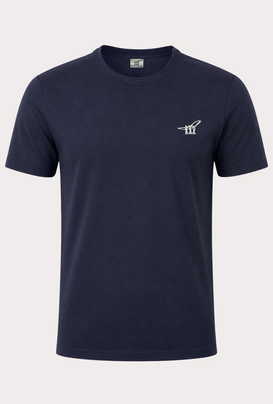 T-Shirt Uomo Girocollo HENRY COTTON'S 100% Cotone - BLU