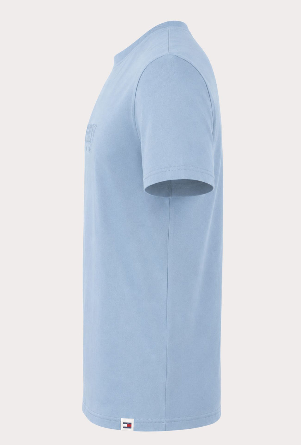 T-Shirt uomo TOMMY JEANS con scritta in rilievo - AZZURRO