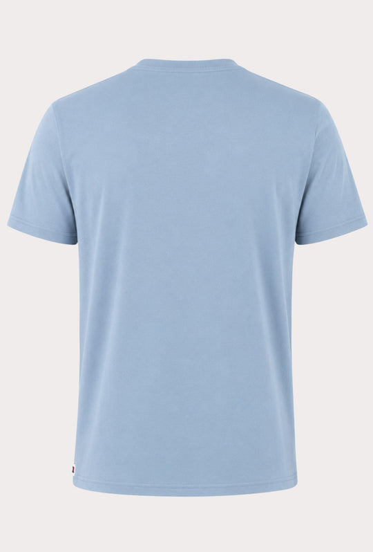 T-Shirt uomo TOMMY JEANS con scritta in rilievo - AZZURRO