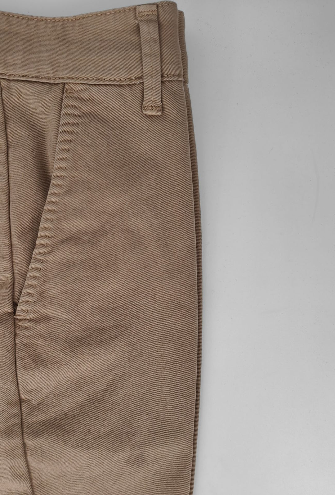 Pantalone Uomo Gamba Stretta Tasca America Invernale Pantaloni Dresserd - BEIGE