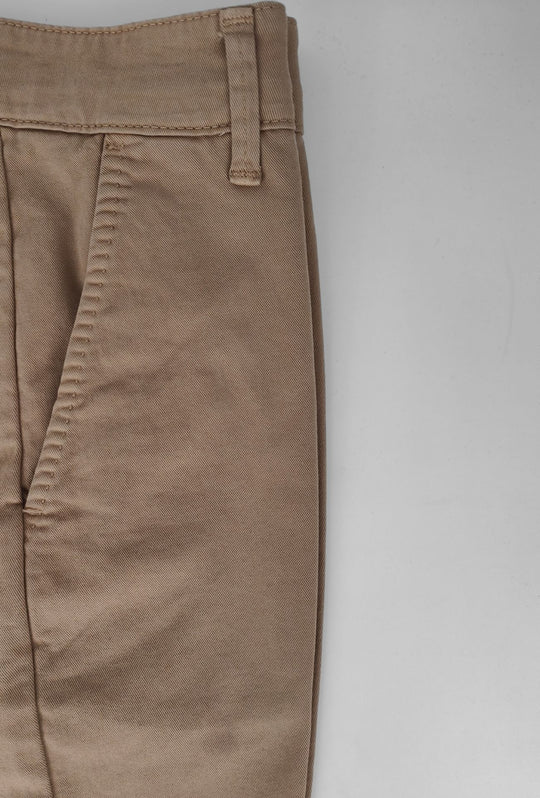 Pantalone Uomo Gamba Stretta Tasca America Invernale Pantaloni Dresserd - BEIGE