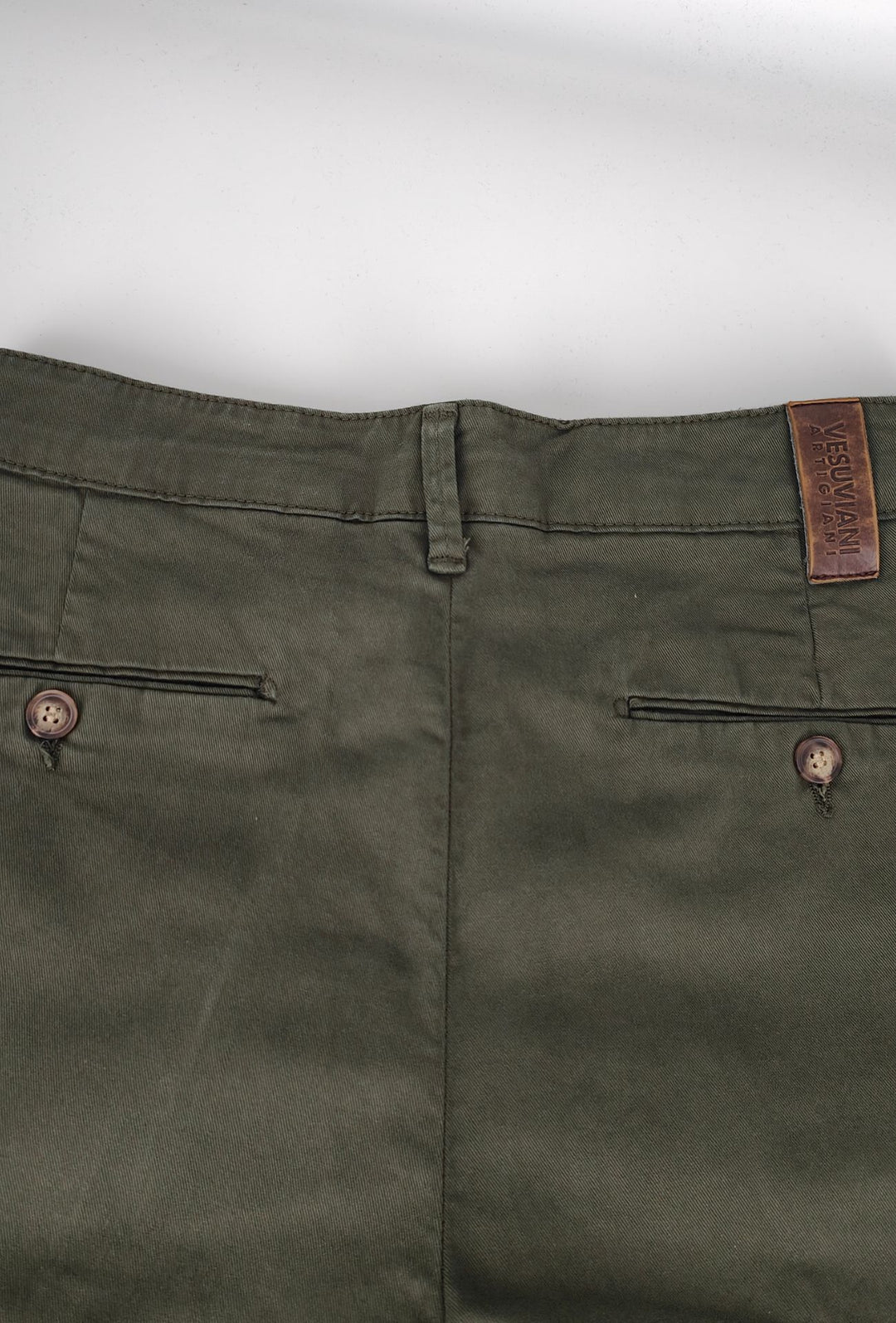 Pantalone Uomo Gamba Stretta Tasca America Invernale Pantaloni Dresserd - VERDE MILITARE