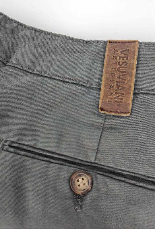 Pantalone Uomo Gamba Stretta Tasca America Invernale Pantaloni Dresserd - GRIGIO ANTRACIDE