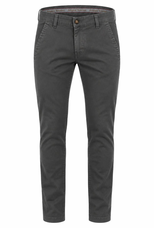 Pantalone Uomo Gamba Stretta Tasca America Invernale Pantaloni Dresserd - GRIGIO ANTRACIDE