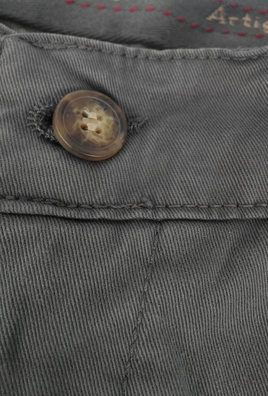 Pantalone Uomo Gamba Stretta Tasca America Invernale Pantaloni Dresserd - GRIGIO ANTRACIDE