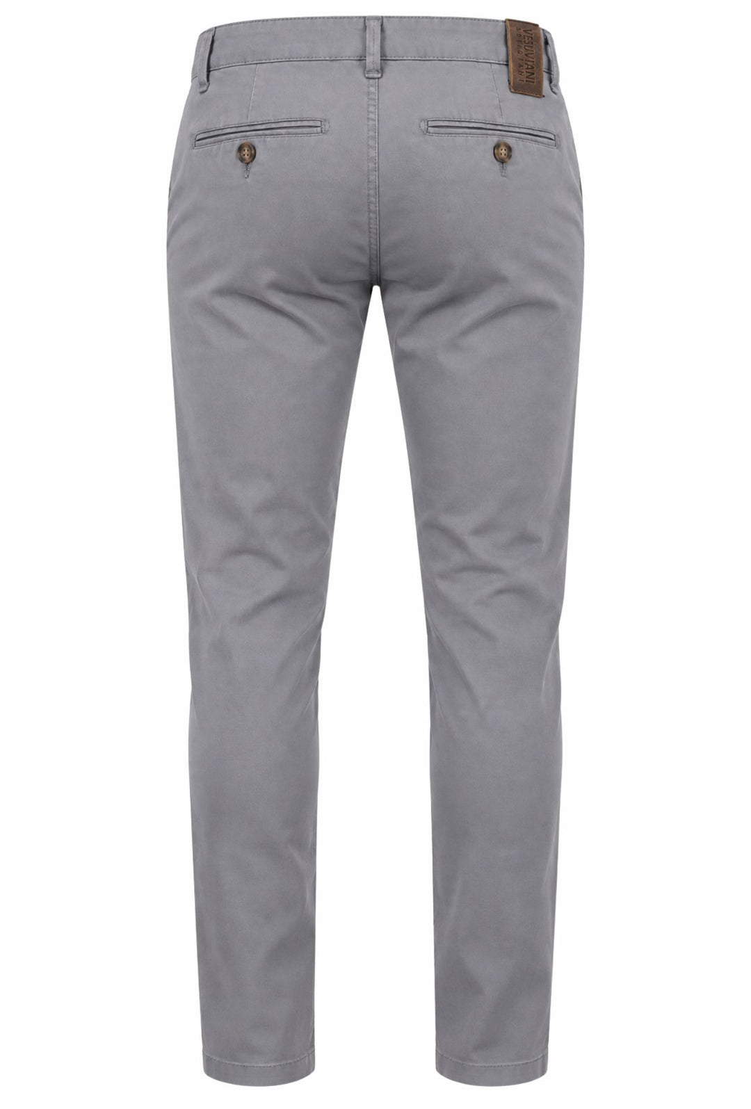 Pantalone Uomo Gamba Stretta Tasca America Invernale Pantaloni Dresserd - GRIGIO MEDIO