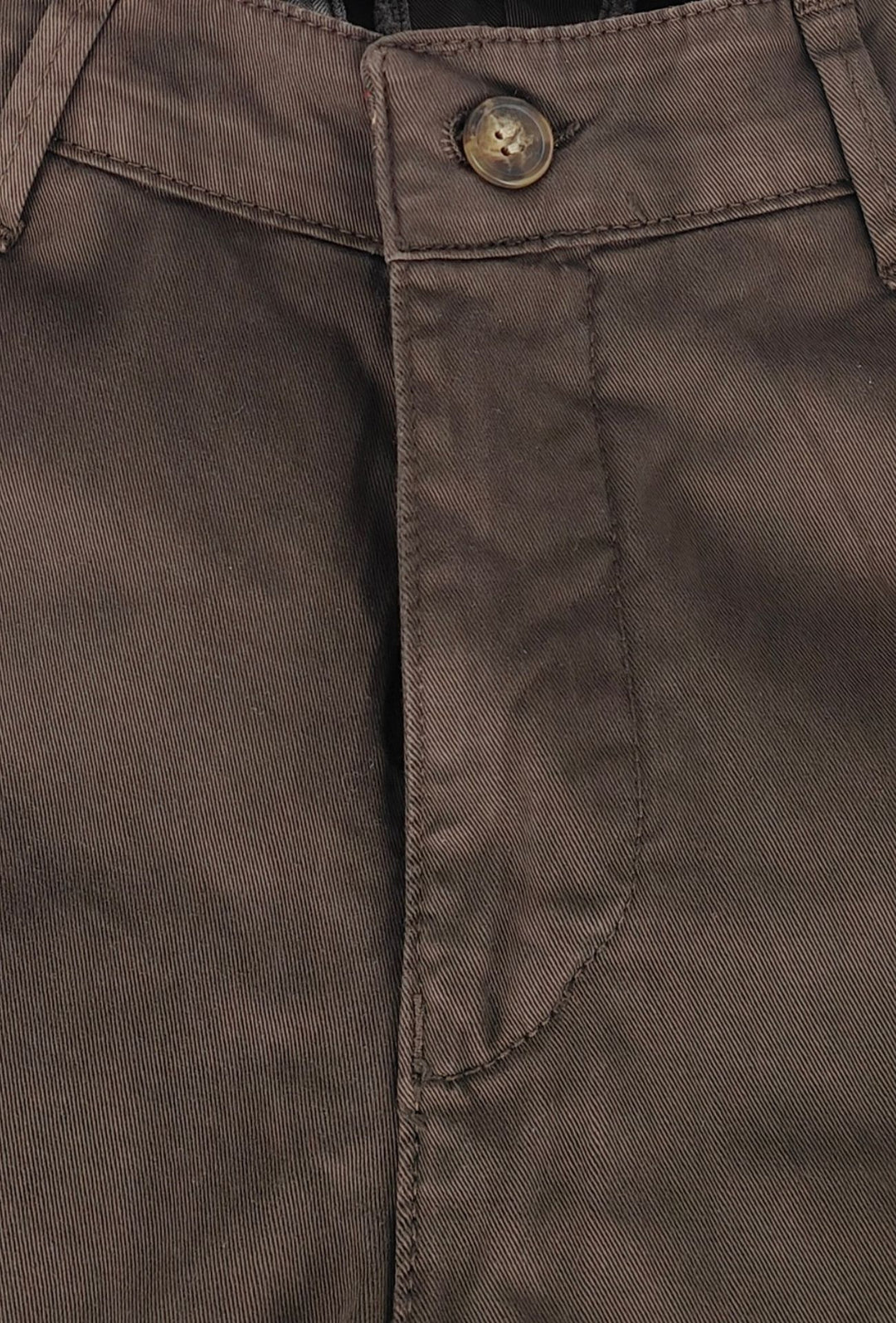 Pantalone Uomo Gamba Stretta Tasca America Invernale Pantaloni Dresserd - MARRONE