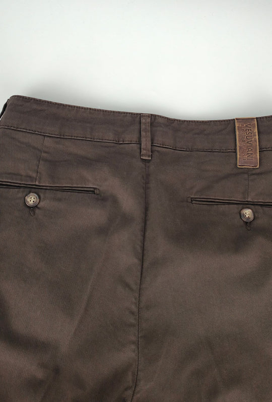 Pantalone Uomo Gamba Stretta Tasca America Invernale Pantaloni Dresserd - MARRONE