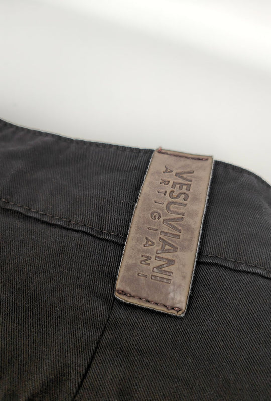 Pantalone Uomo Gamba Stretta Tasca America Invernale Pantaloni Dresserd - NERO