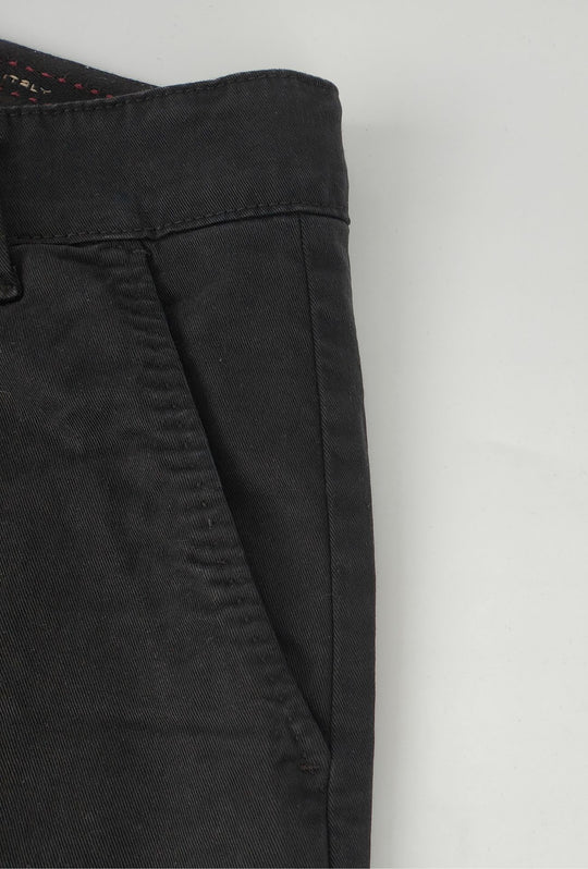 Pantalone Uomo Gamba Stretta Tasca America Invernale Pantaloni Dresserd - NERO