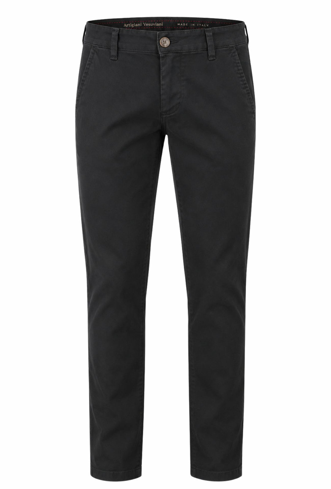 Pantalone Uomo Gamba Stretta Tasca America Invernale Pantaloni Dresserd - NERO
