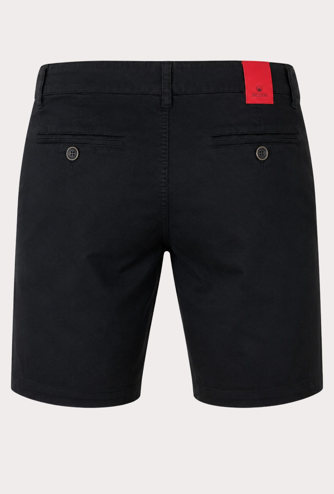 Bermuda Uomo Dresserd Tasca America in Cotone Pantaloncino Casual Fit - NERO