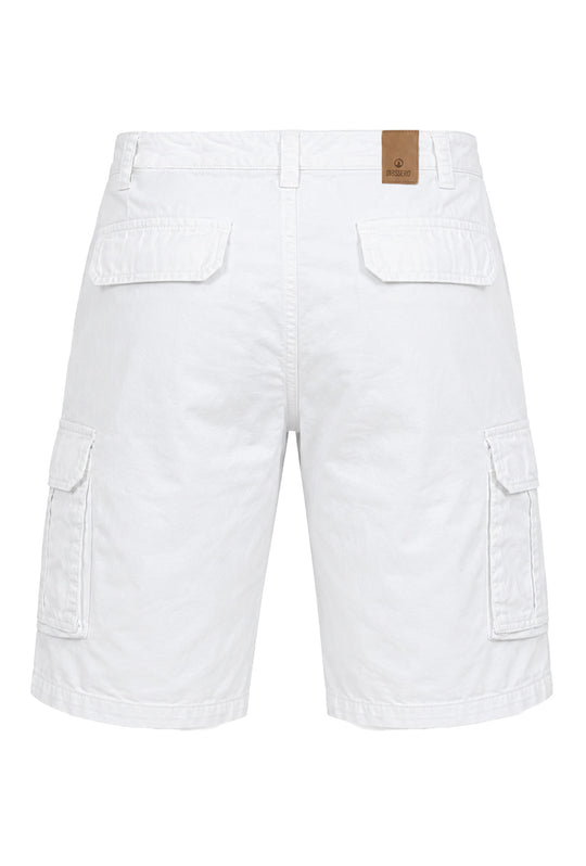 Bermuda Cargo uomo Pantaloncino Dresserd con tasconi laterali - BIANCO