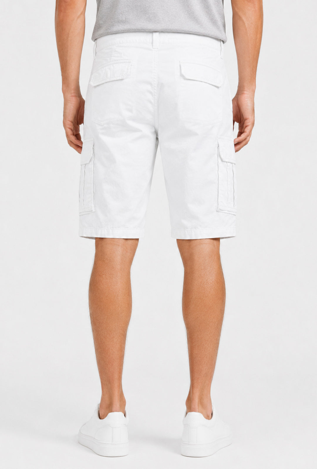 Bermuda Cargo uomo Pantaloncino Dresserd con tasconi laterali - BIANCO