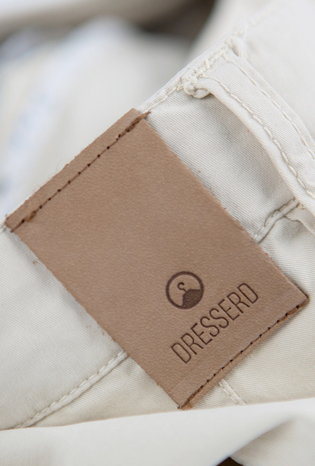 Bermuda Uomo Dresserd Tasca America in Cotone Pantaloncino Casual Fit - BEIGE CHIARO