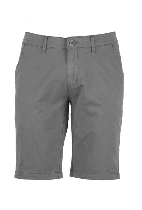 Bermuda uomo Dresserd pantaloncino corto in cotone Regular fit Dresserd Moda - GRIGIO