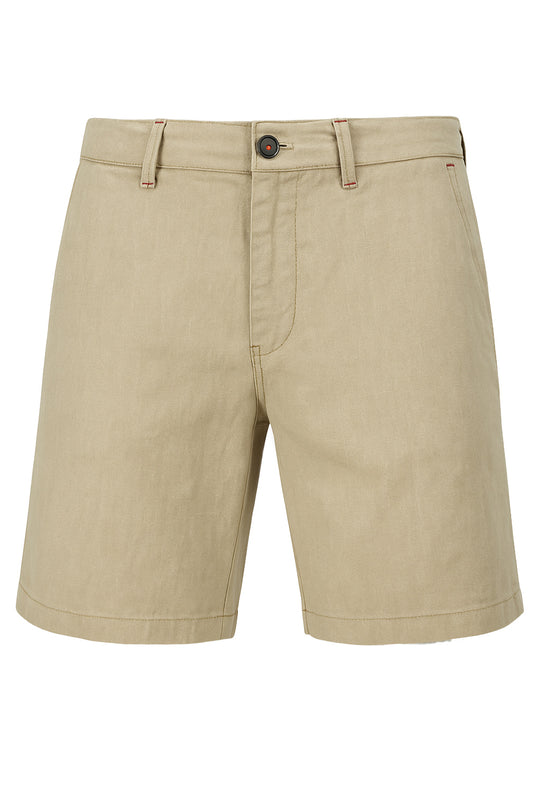 Bermuda Uomo Lino Cotone Pantaloncino tasca america Dresserd - BEIGE