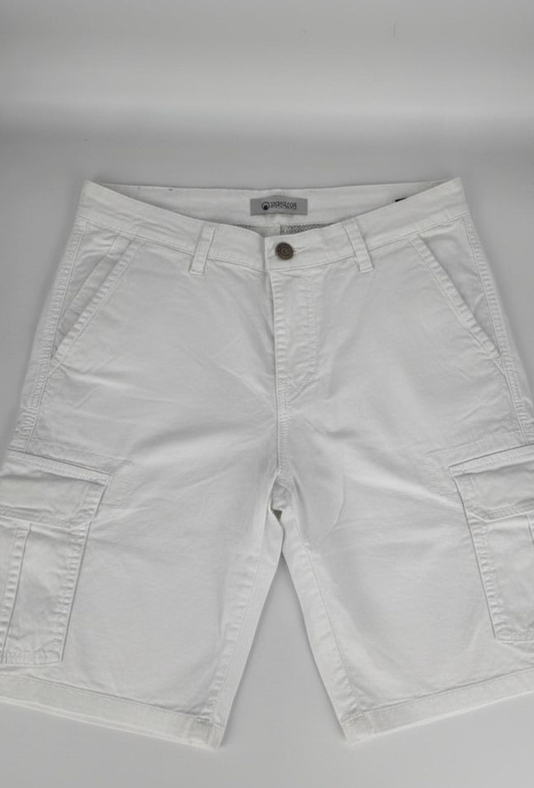 Bermuda Cargo uomo Pantaloncino Dresserd con tasconi laterali - BIANCO