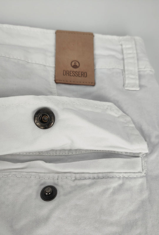 Bermuda Cargo uomo Pantaloncino Dresserd con tasconi laterali - BIANCO