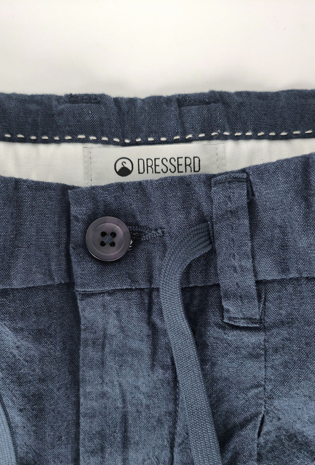 Bermuda uomo MISTO LINO  - DRESSERD - BLU NAVY