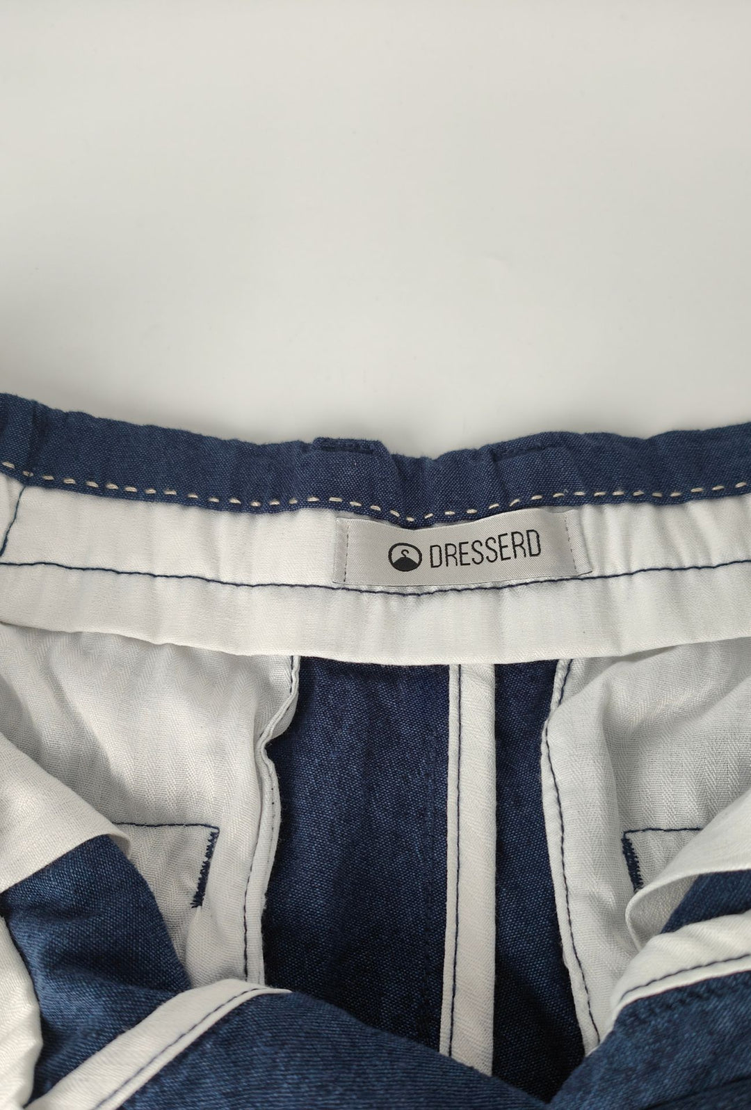 Bermuda uomo MISTO LINO  - DRESSERD - BLU NAVY