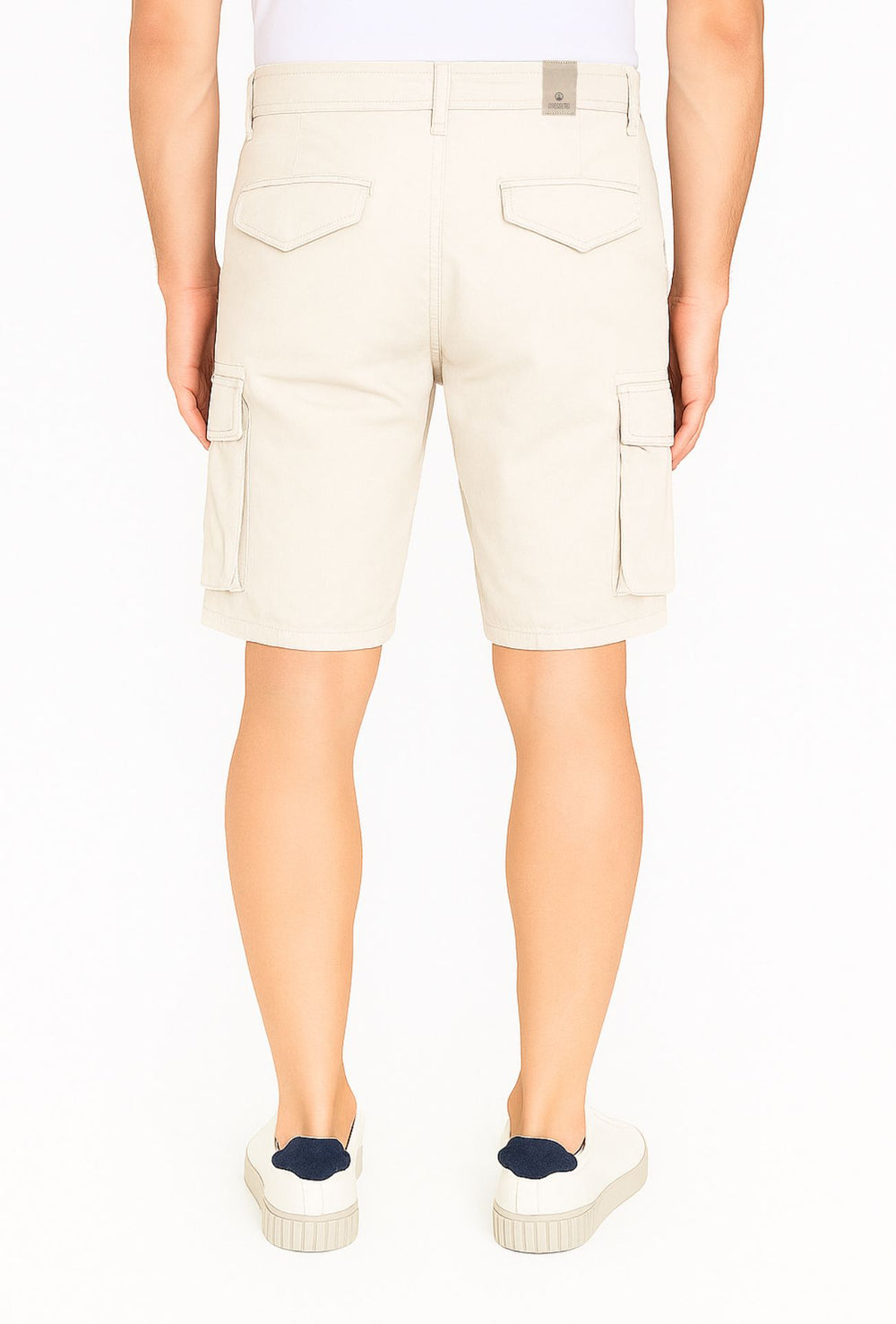 Bermuda Cargo uomo Pantaloncino Dresserd con tasconi laterali - GHIACCIO