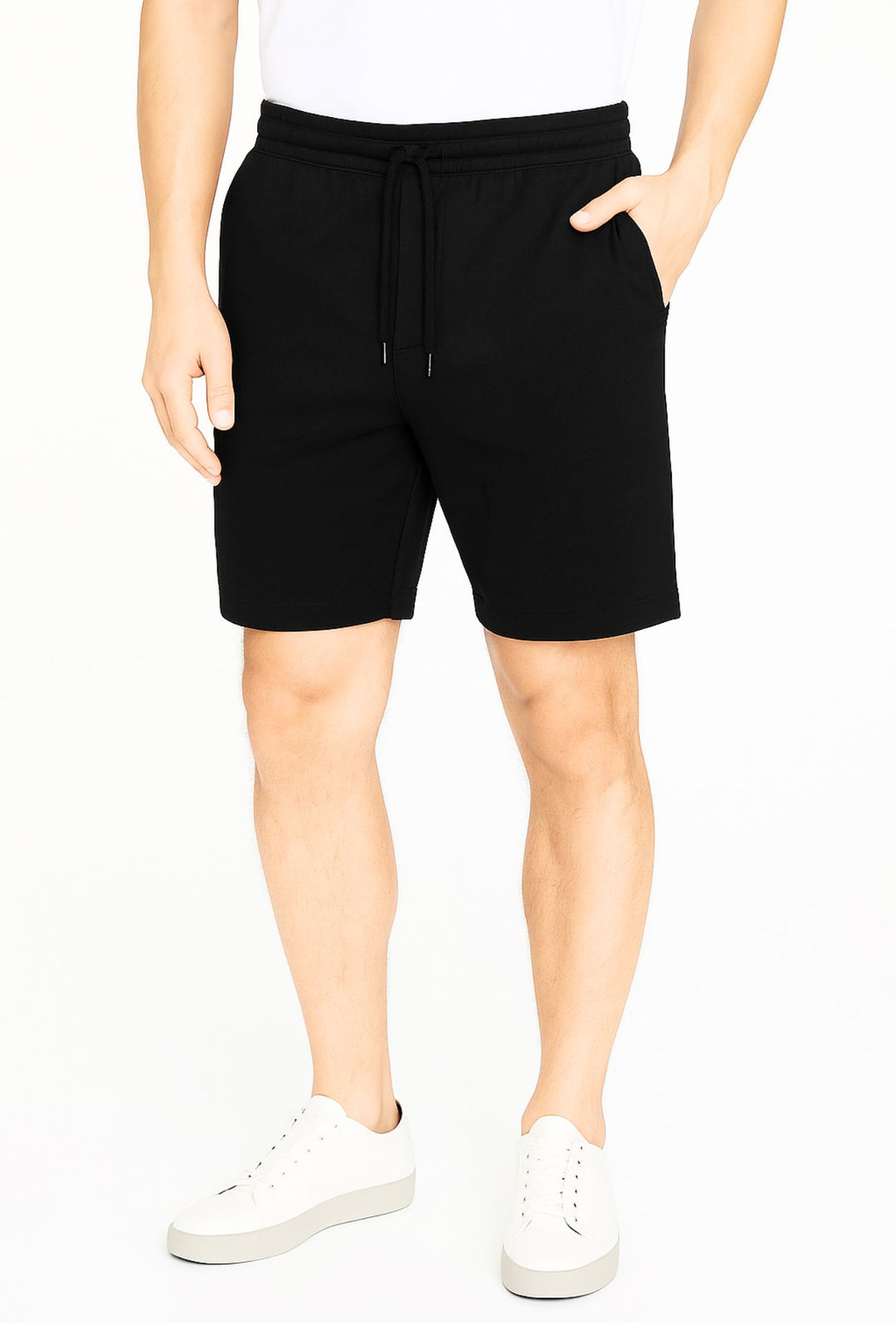 Bermuda uomo in tuta Pantaloncino con elastico - NERO