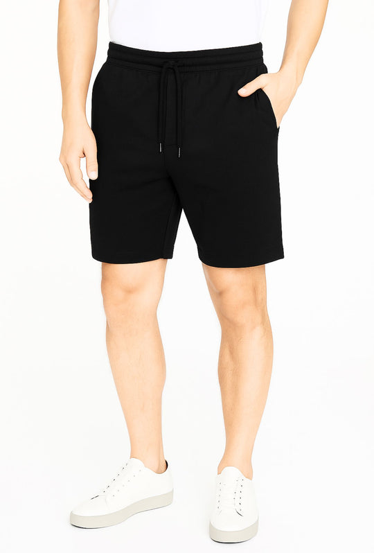 Bermuda uomo in tuta Pantaloncino con elastico - NERO