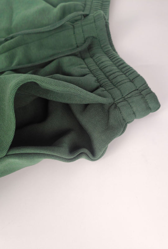 Bermuda Uomo in cotone felpato leggero non garzato DRESSERD- VERDE