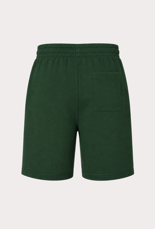 Bermuda Uomo in cotone felpato leggero non garzato DRESSERD- VERDE