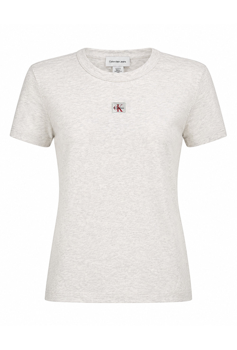 T-Shirt Donna Calvin Klein in Cotone 100% - GRIGIO