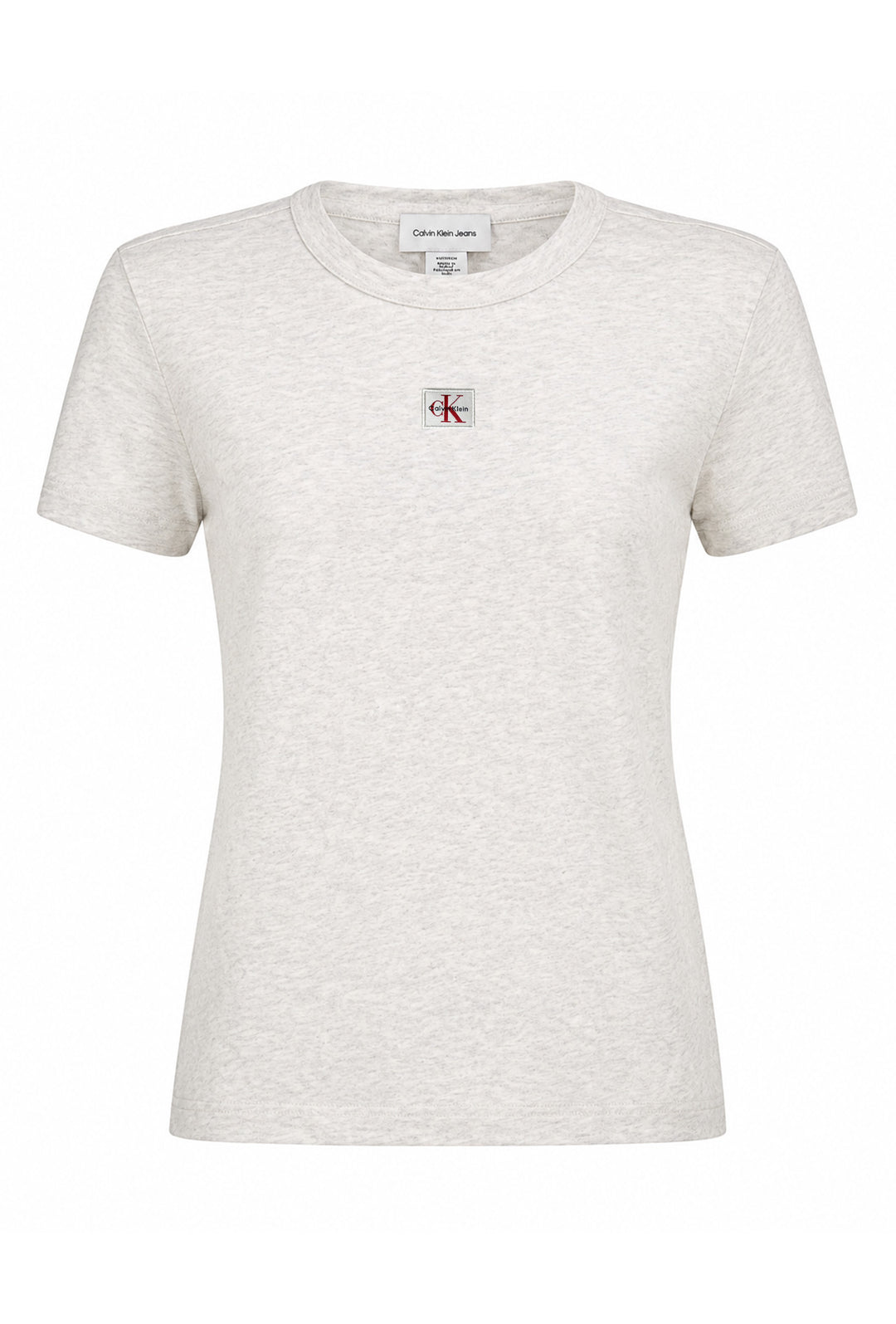 T-Shirt Donna Calvin Klein in Cotone 100% - GRIGIO